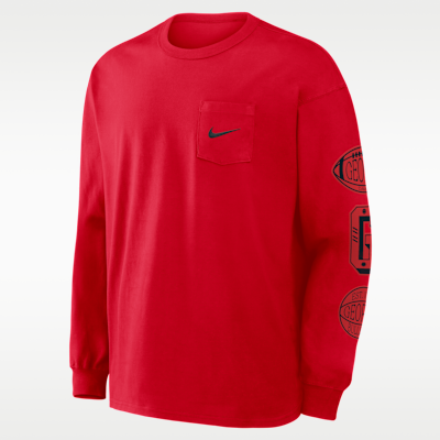 Georgia Academic Max90 Pocket Men's Nike College Long-Sleeve T